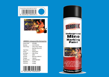AEROPAK 500ML deep blue Underground Mine Marking Spray Paint for construction with MSDS
