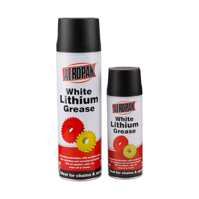 Heat Resistant Multi Purpose Lubricant Spray Aeropak White Lithium Grease