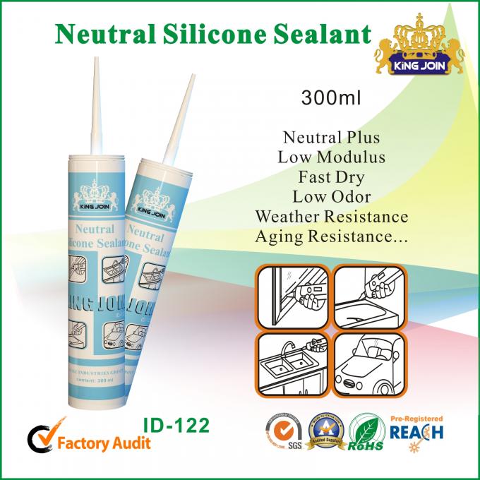 Marble Natural Silicone Sealant , 300ml Quick Drying Heat Resistant Sealant