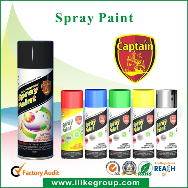 Aeropak Automotive Aerosol Spray Paint , Fast Dry Acrylic Spray Paint