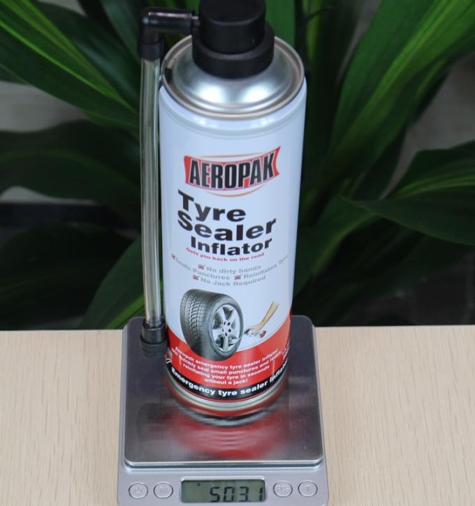 Non Toxic 600ml Emergency Tyre Repair Inflator For Rubber Bike