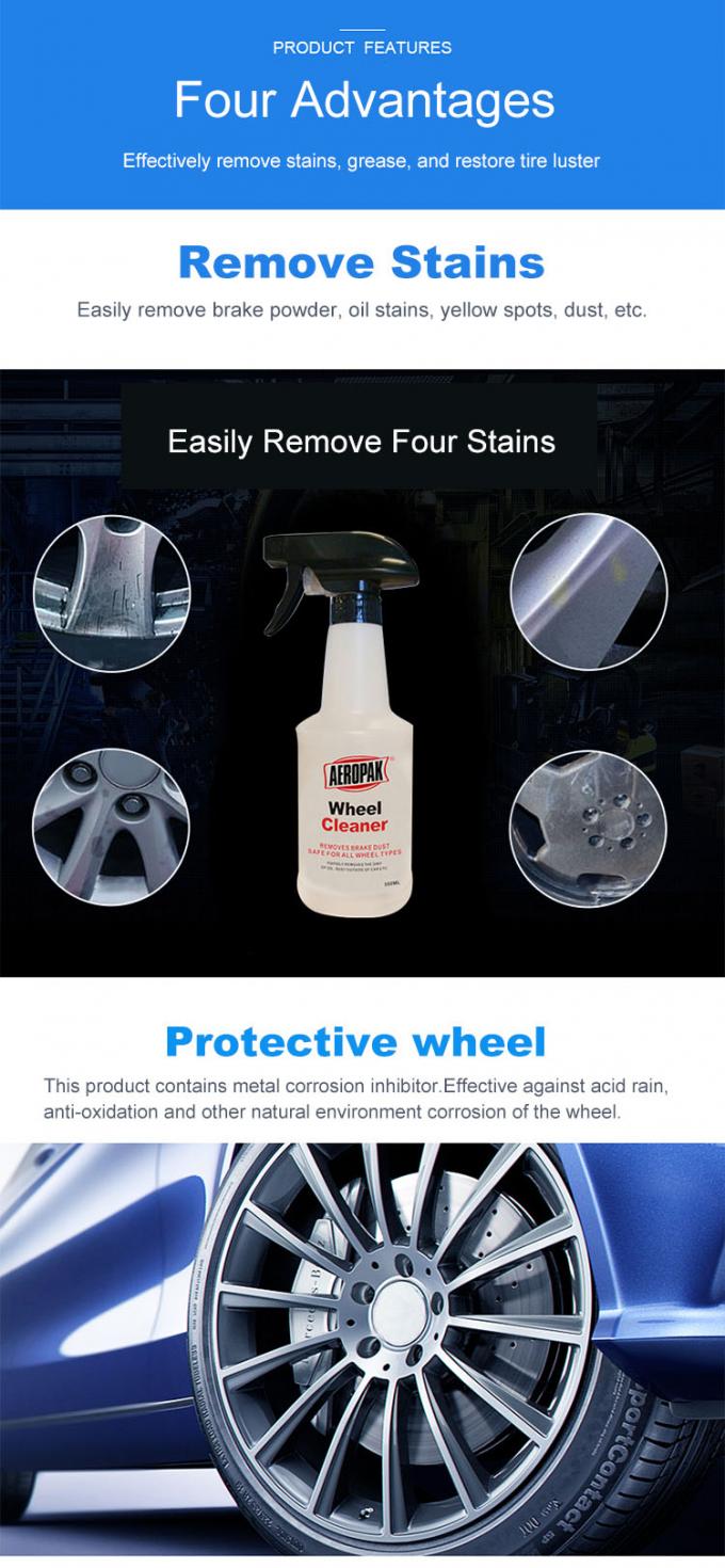 Wheel Cleaner Car Care Products Romove Brake Dust For All Wheel Types 0