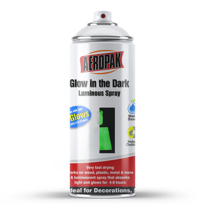 Aeropak 400ml Aerosol Spray Paint Glow In TheAerosol Dark Spray Paint Luminous