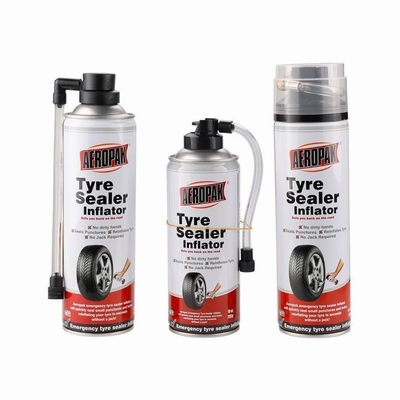 Aeropak Non Flammable Tire Sealant And Inflator Emergency Tyre Repair With Auto Shut Off