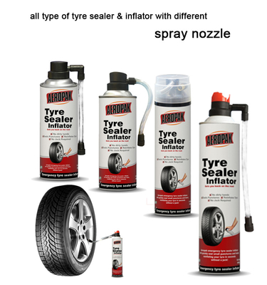 Aeropak Non Flammable Tire Sealant And Inflator Emergency Tyre Repair With Auto Shut Off