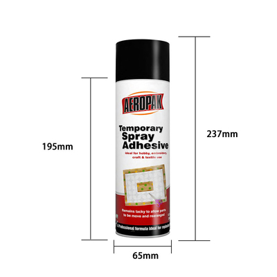 Aeropak Temporary Spray Adhesive For Embroidery Fabric Spray Glue