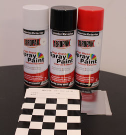 Silicone Resin Silver Aerosol Spray Paints , High Temperature And Waterproof