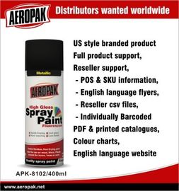 Fast Dry Car Acrylic Spray Paint Cans , Flexible And Strong Adhesive