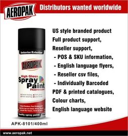 Fast Dry Car Acrylic Spray Paint Cans , Flexible And Strong Adhesive