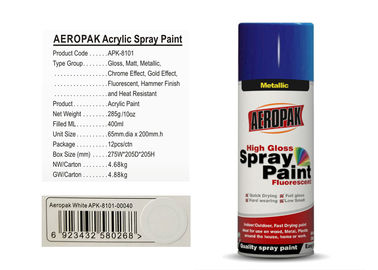 White Color Aerosol Adhesive Spray High Luster Impact Enduring For Buildings