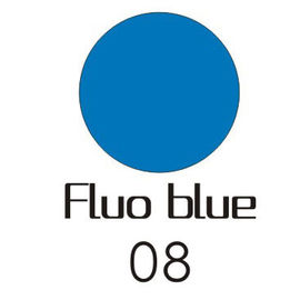 Fluo Blue Color Removable Rubber Spray Paint , Peelable Car Paint Grade 2 Adhesion