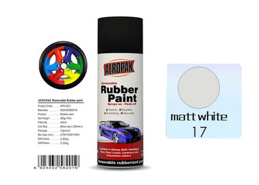 Matt White Rubber Coat Spray Paint Fan - Shaped For Car Wheels APK-8201-17