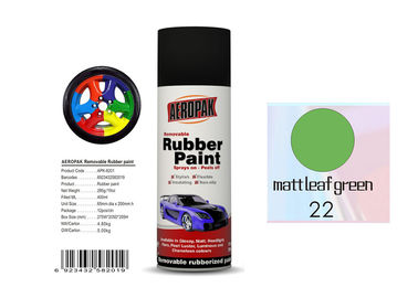 Leaf Green Color Removable Rubber Spray Paint For Plastic Against Moisture