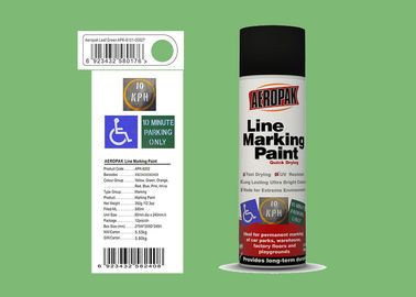 AEROPAK Line Marking Spray Paint leaf green color 500ml for street with ROHS