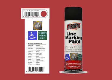 AEROPAK 500ML Line Marking mars red Spray Paint for wall with SGS