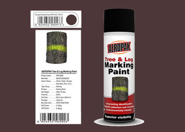 Deep Brown Marking Spray Paint  ROHS Certificate For Railroad Ties