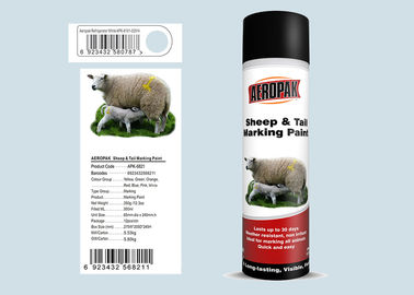 SGS Certificated Marking Spray Paint , Livestock Marking Paint Refrigerator White