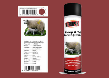 Eco Friendly Marking Spray Paint , Fast Drying Pig / Cattle / Sheep Marking Paint