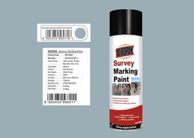 Light Grey Color Marking Spray Paint 0.3 Mpa Pressure Inside For Grass