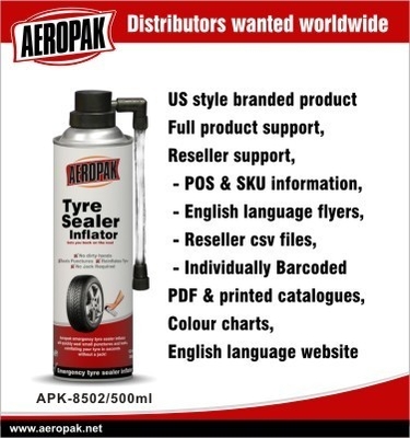 450ml Fast-Acting Tire Sealant Inflator for Emergency Repair