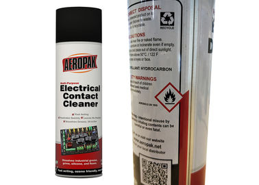 Fast Drying Electrical Contact Cleaner For Dissolves Industrial Grease / Grime