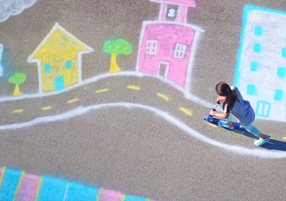 400ml Erasable Washable Chalk Spray Paint for Temporary Marking and Kids Drawing