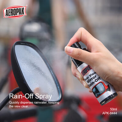 Aeropak 50ml Bottle Spray Easy-to-Apply Long-Last Rear View Mirror Rain-Off Waterproofing Extended-Duration Car Care Product