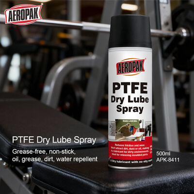 AEROPAK Penetrating PTFE Dry Lube Spray Lubricant 200ml Aerosol Special Formula Reduce Corrosion Friction Wear Waterproof High