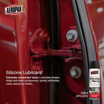 Aeropak 500ml Aerosol OEM High Performance Silicone Spray Base Oil Industrial Use Anti-wear Long Service Life Penetrating