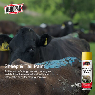 Professional 500ml Livestock Breeding Estrous Marker Spray Paint Wholesale Private Label Heat Detection Tail Marking Premium
