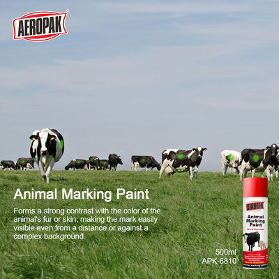 Animal Marking Paint Aeropak LongLasting Weatherproof for Cattle Sheep Horse Fast Drying Fade Resistant for Livestock Management