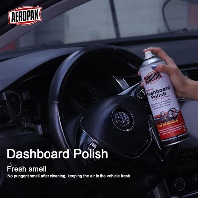 Aeropak 500ml Car Care Products Cockpit Dashboard Wax Polish Cleaner Spray for Leather