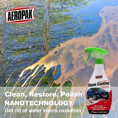 Aeropak 500ml Bottle Polishing Painting-Easy Spray Nano Car Coating Hydrophobic Spray Suitable for All Car Surfaces