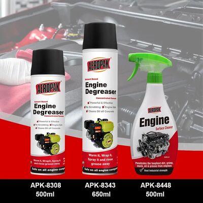 Good Quality Car Care Products Aeropak 500ml Engine Degreaser Cleaner Spray
