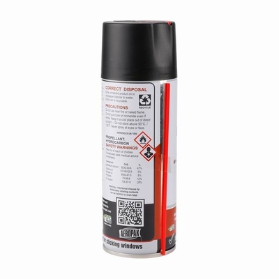 Tinplate Can Car Window Lubricant Spray 200ml AEROPAK Thermoplastic