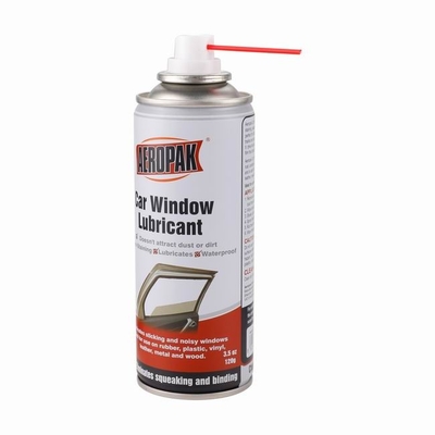 Tinplate Can Car Window Lubricant Spray 200ml AEROPAK Thermoplastic