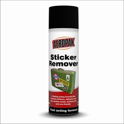 500ml Adhesive Sticker Remover Spray Metal Can Aeropak LPG Gas