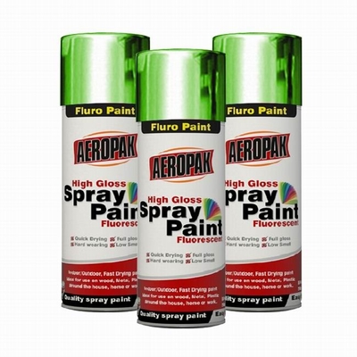 450ML Aerosol Spray Paint Tinplate Can AEROPAK ISO9001 Fluorescent