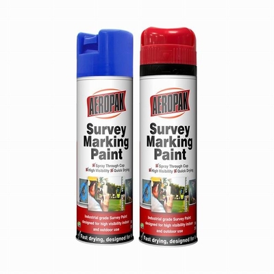 Aeropak 500ml Survey Marking Spray Paint Metal Can Bean Green Color