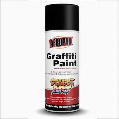 Aeropak 400ml Graffiti Spray Paint High Luster High Coverage MSDS Certificate