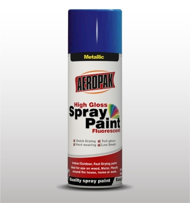 Aeropak Aerosol Spray Paint Metallic Spray Paint For Metal HB Hardness