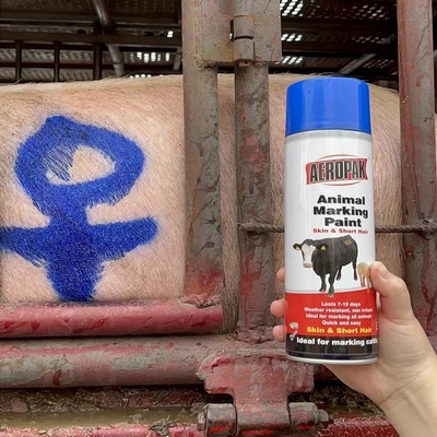 Aeropak Long Lasting Livestock Marking Paint Marker Paint For Cattle And Pigs
