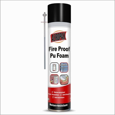 Aeropak Fire Proof Expanding Foam Spray Noise Resistant PU Foam Sealant