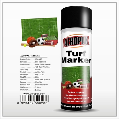 Aeropak Turf Marking Paint Spray No Harm Turf Line Marking Paint For Grass