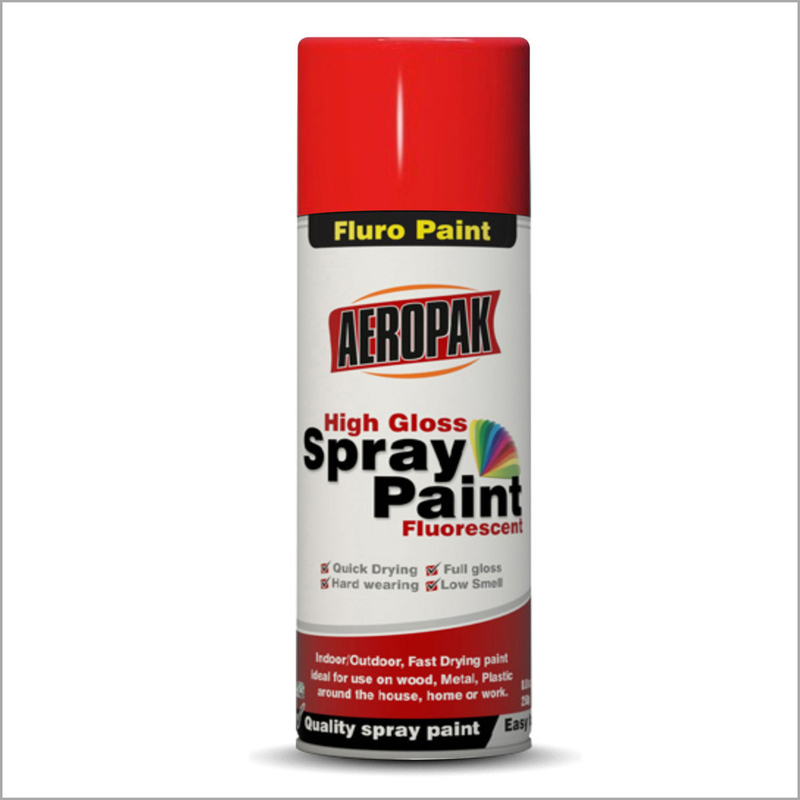 400ml Black Aeropak Aerosol Spray Paint Anti Rust Lacquer For Metal Surfaces