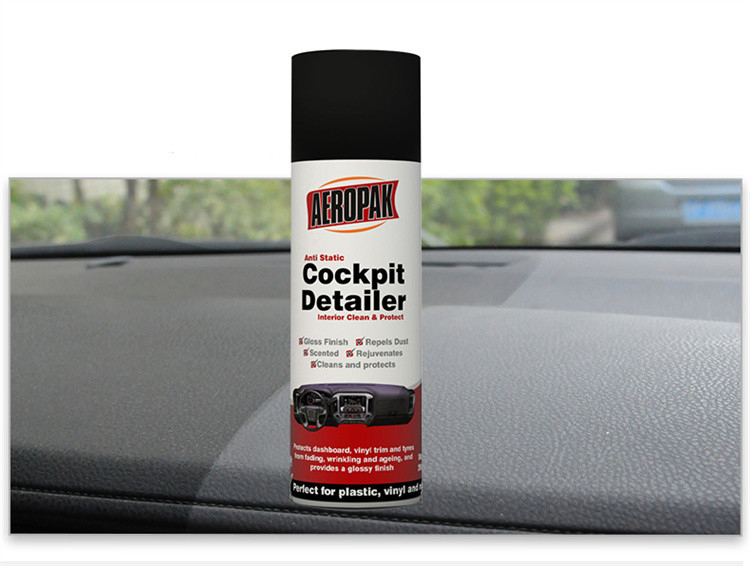 Gloss Finish Car Cockpit Detailer Polish Spray Car Interior Cleaner