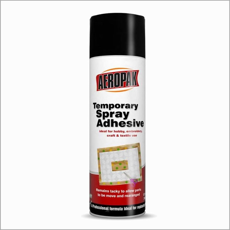 Aeropak 500ml Temporary Adhesive Spray For Embroidery OEM / ODM