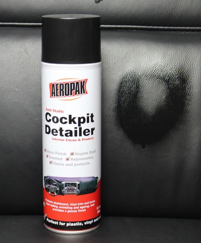 High Performance Car Polish Spray Wax To Protect Dashboard / Seat Anti Wrinkling