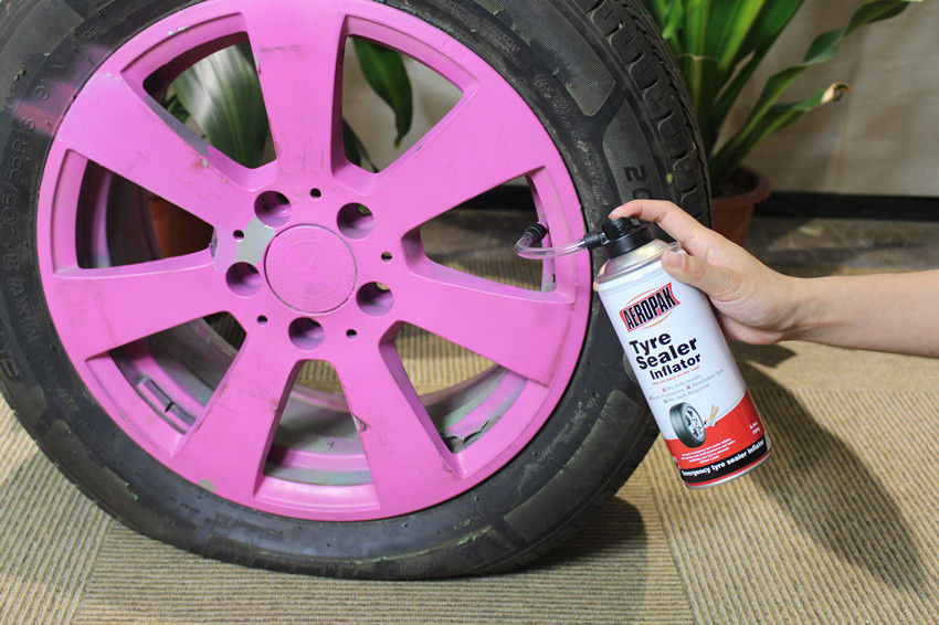 450ml Fix Emergency Tyre Repair , White Foam Car Tire Puncture Repair
