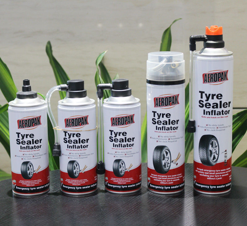 Non Toxic 450ml Tubeless Tyre Puncture Sealant Auto Emergency Tool Kit